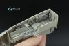 Quinta Studio QD+32252 F-15C PAD-upgraded 3D-Printed & coloured Interior on decal paper (Tamiya) (with 3D-printed resin parts) 1/32